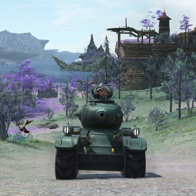蛮族クエストの有効度を上げていくとディリークエストで戦車に試乗できます。